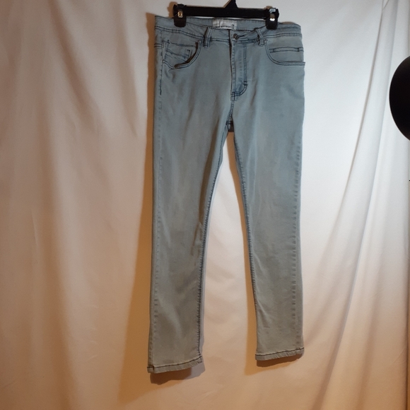 Paper Denim & Cloth Grey Blue women's 34 Vintage - Picture 4 of 16